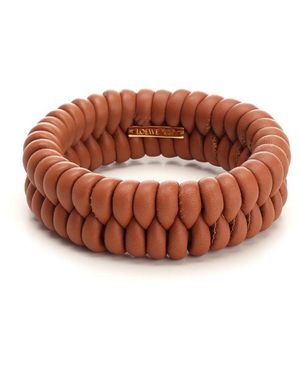 Loewe Leather Bangle Jewellery - Brown