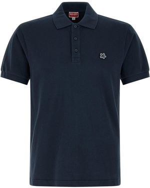 KENZO Boke Flower Polo Blue