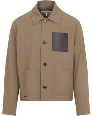 Loewe Workwear Cotton Jacket-Uomo - Neutro