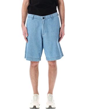 Emporio Armani Denim Bermuda - Blue