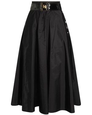 Elisabetta Franchi Skirts Blacks And Greys-Donna - Nero