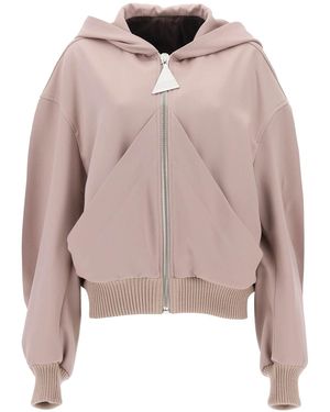 The Attico Oversized Hooded Bomber Jacket - Pink