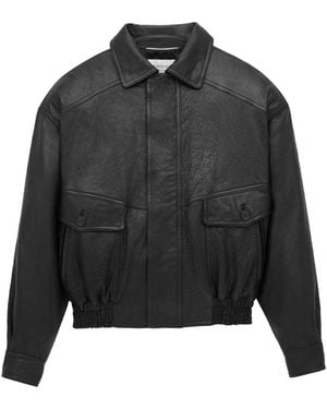 Saint Laurent Bomber A Palloncino - Nero