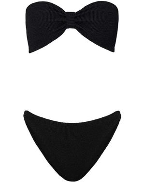 Hunza G Bikini Di Jeans Nero-Donna