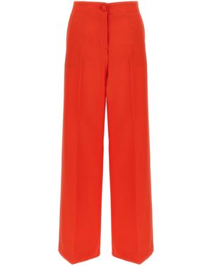 Brioni Camilla Pantaloni Rosso-Donna