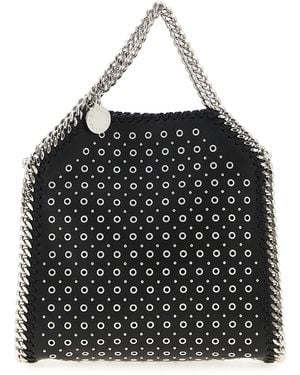 Stella McCartney Tiny Falabella Hand Bags - Black