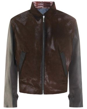 Marni Jackets Blacks And Greys-Uomo - Marrone