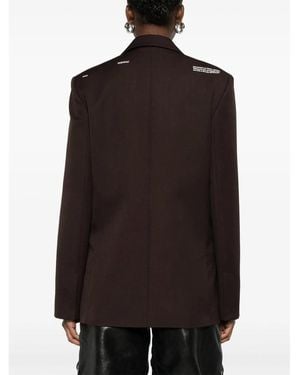 ジャケット OFF-WHITE BLACK VIRGIN WOOL BLEND CARGO BLAZER ジャケット OFF-WHITE BLACK VIRGIN WOOL BLEND CARGO BLAZER