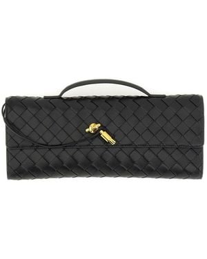 Bottega Veneta "Let's Go" Clutch - Black