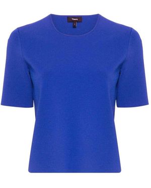 Theory T-shirt scuba blu elettrico