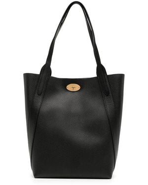 Mulberry Leather Tote Bags - Black