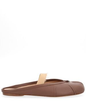 Maison Margiela "Mule Tabi" Shoe - Brown