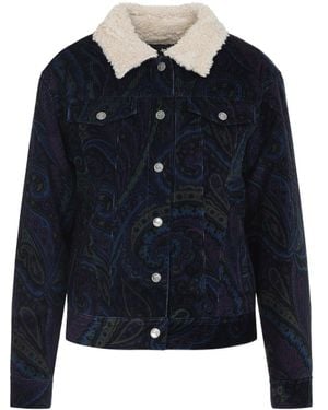 Etro Jackets Blue