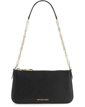 Michael Kors Medium Clutch Bag With Empire Logo-Donna - Nero