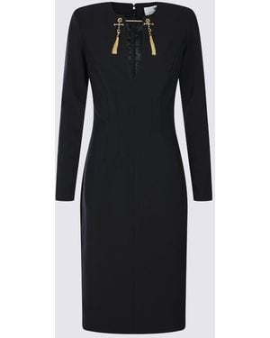 Elisabetta Franchi Dresses Blacks And Greys-Donna - Nero