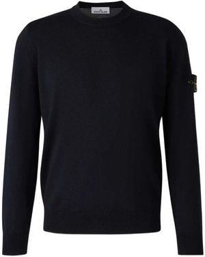 Stone Island Jumpers Blue