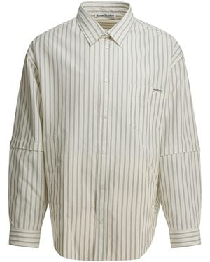 Acne Studios Shirts White - Grey