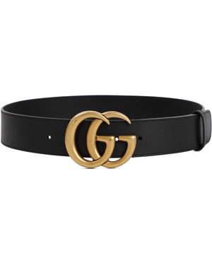 Gucci Leather Belt-Donna - Nero