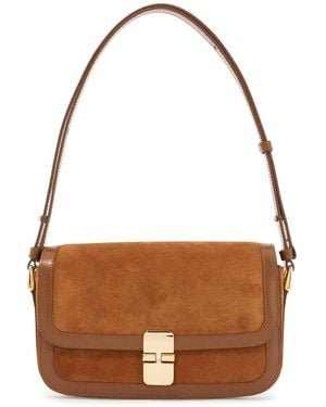 A.P.C. Borsa Baguette Grace - Brown