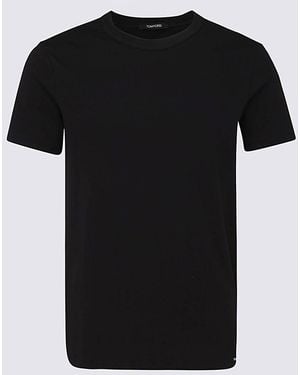Tom Ford T-Shirts And Polos Blacks And Greys-Uomo - Nero