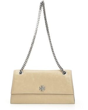 Tory Burch Turnlock Shoulder Bag Crossbody Bags Beige - Natural
