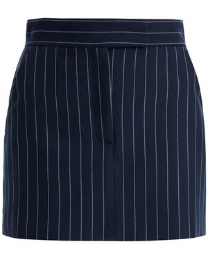 ANDAMANE Minigonna Gessata Sharon-Donna - Blu