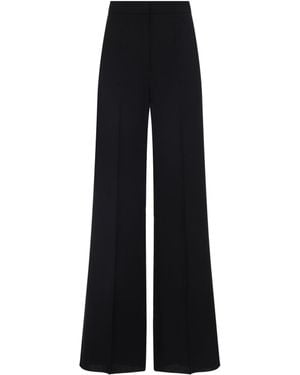 Max Mara Regular & Straight Leg Nero-Donna