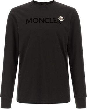 Moncler Long Sleeve T-Shirt - Black