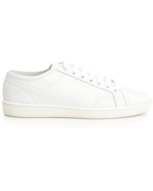 Saint Laurent Gym Sneakers Bianco-Uomo