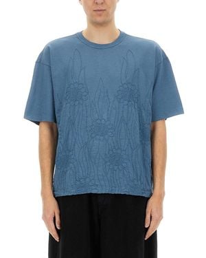 YMC Triple Sunflower Tshirt - Blue