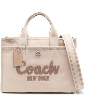 COACH Neutral Tote Bags - Natural