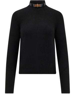 Elisabetta Franchi Wool Blend Sweater - Black