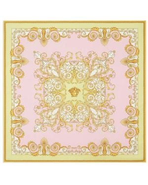 Versace Scarves Pink, Yellow - Metallic