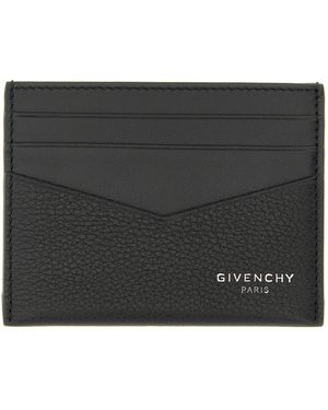 Givenchy Leather Cardholder Wallets And Card Holders Black