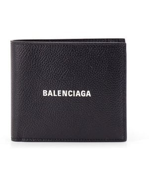 Balenciaga Leather Wallet - Black