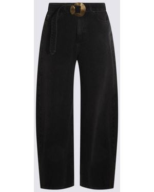 Twinset Jeans Denim Nero-Donna