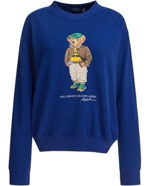 Polo Ralph Lauren Cubdppcs-Long Sleeve-Sport Shirt Sweatshirts - Blue