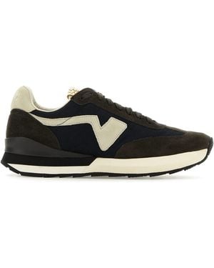 Visvim Fabric And Suede Dunand Sneaker Sneakers - Black