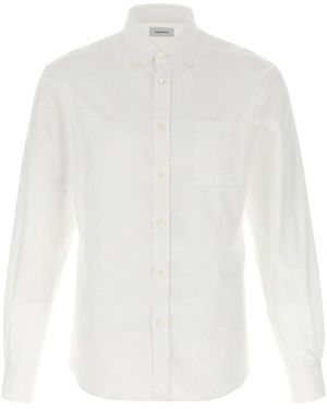 Ferragamo Gancini Camicie Bianco-Uomo