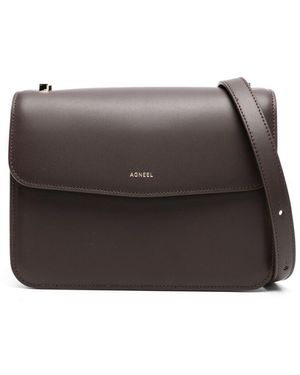 Agneel Leather Shoulder Bags - Grey