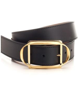 Loewe Leather Belt Belts - White