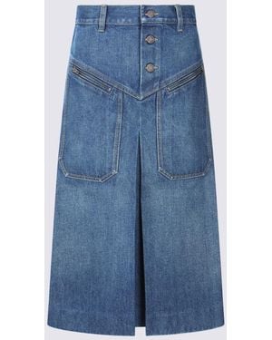 Chloé Skirts Hazy-Donna - Blu