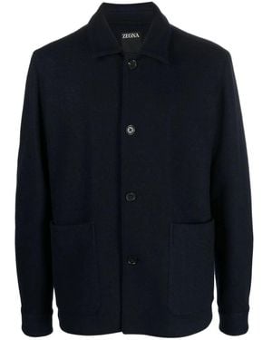 ZEGNA Jackets - Blue
