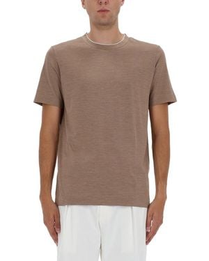 BOSS "L-Tesar" T-Shirt - Brown