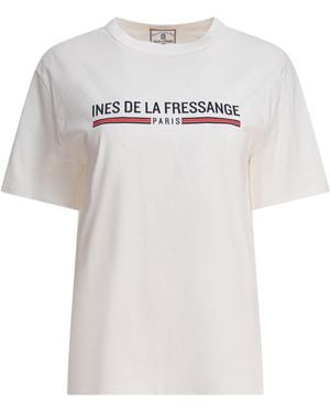 Ines De La Fressange Paris T-Shirts Bianco-Donna