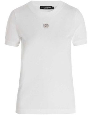 Dolce & Gabbana Logo T-Shirt - White