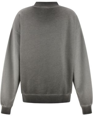 Off-White c/o Virgil Abloh Laundry Skate Felpe Grigio-Donna