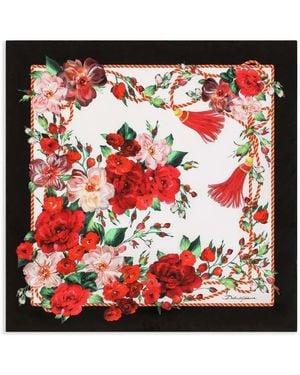 Dolce & Gabbana Printed Scarf - Red