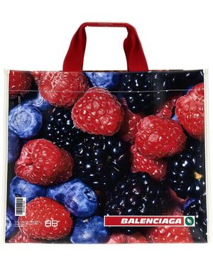 Balenciaga Tote Antwerp Borse A Mano Multicolor - Rosso