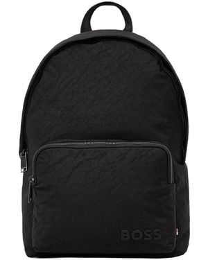 BOSS Backpack With Logo - Black